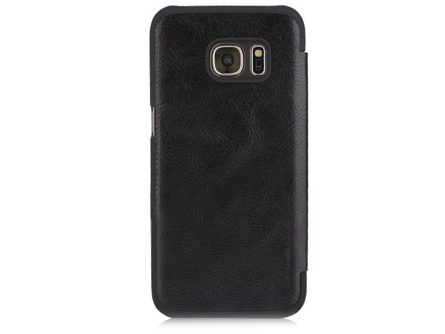 Чехол G-Case Business Series для Samsung Galaxy S7 (черный, кожаный)