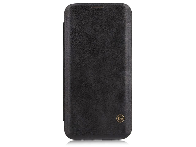Чехол G-Case Business Series для Samsung Galaxy S7 edge (черный, кожаный)