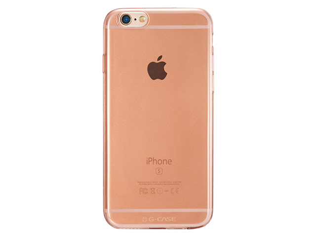 Чехол G-Case Cool Series для Apple iPhone 6S (розовый, гелевый)