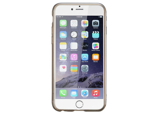 Чехол G-Case Cool Series для Apple iPhone 6S plus (серый, гелевый)
