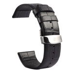 Ремешок для часов Kakapi Watch Strap Set для Apple Watch (42 мм, черный, кожаный)