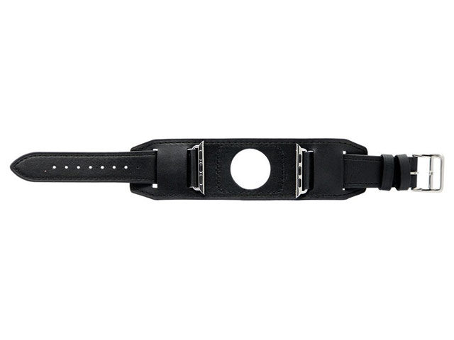 Ремешок для часов Synapse Cuff Band для Apple Watch (38 мм, черный, кожаный)