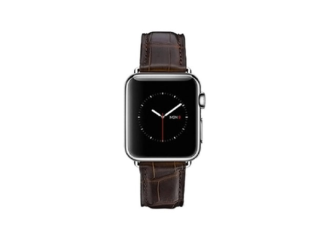 Ремешок для часов Synapse Croco Band для Apple Watch (42 мм, коричневый, кожаный)