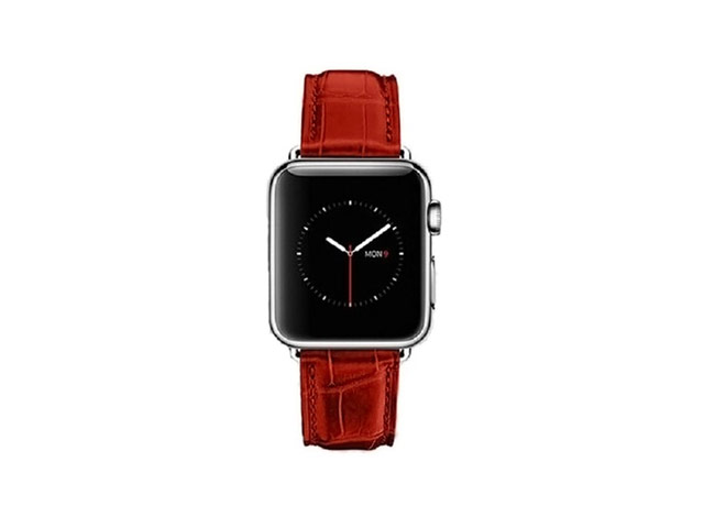 Ремешок для часов Synapse Croco Band для Apple Watch (38 мм, красный, кожаный)