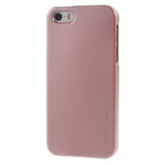 Чехол Mercury Goospery Jelly Case для Apple iPhone 5/5S (золотистый, гелевый)