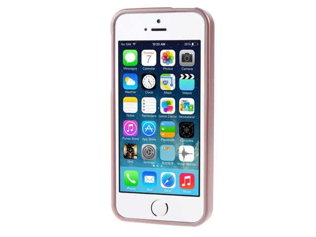 Чехол Mercury Goospery Jelly Case для Apple iPhone 5/5S (золотистый, гелевый)