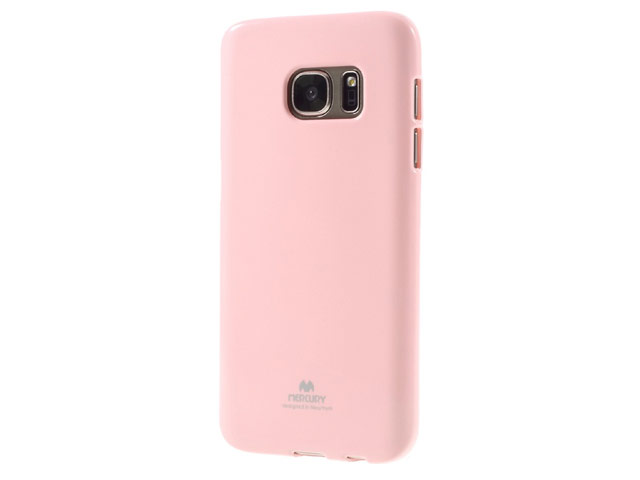 Чехол Mercury Goospery Jelly Case для Samsung Galaxy S7 (розовый, гелевый)