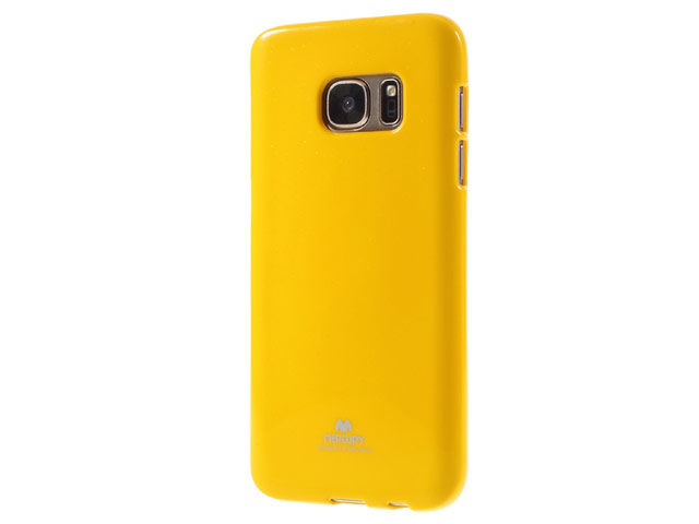 Чехол Mercury Goospery Jelly Case для Samsung Galaxy S7 (оранжевый, гелевый)