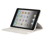 Чехол Yotrix FlipCase для Apple iPad 2/new iPad (кожанный, белый)