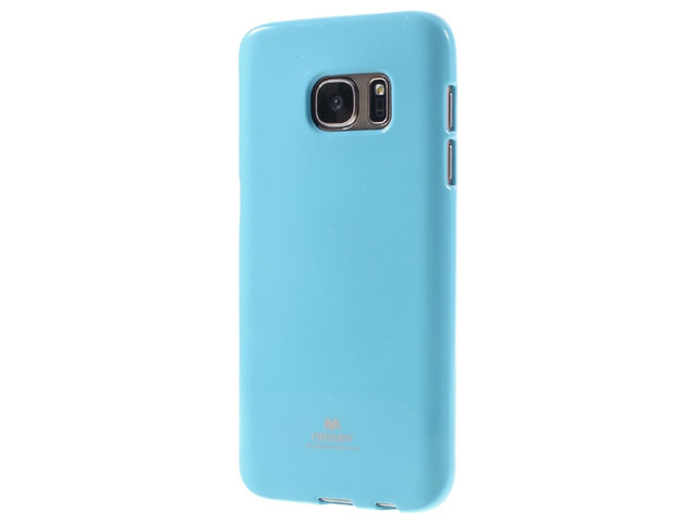 Чехол Mercury Goospery Jelly Case для Samsung Galaxy S7 (голубой, гелевый)