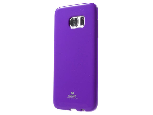 Чехол Mercury Goospery Jelly Case для Samsung Galaxy S7 edge (фиолетовый, гелевый)