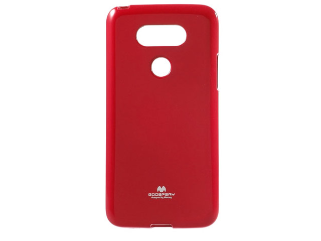 Чехол Mercury Goospery Jelly Case для LG G5 (красный, гелевый)