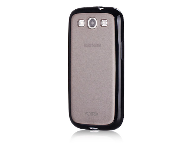 Чехол Yotrix ProComp Case для Samsung Galaxy S3 i9300 (гелевый/пластиковый, черный)