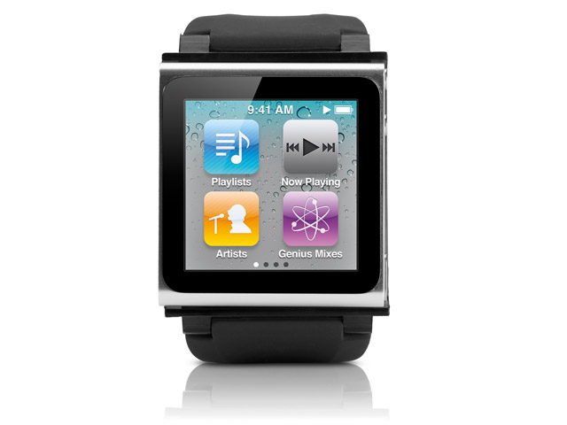 Браслет iWatchz Q Series для Apple iPod nano (6th gen) (черный)