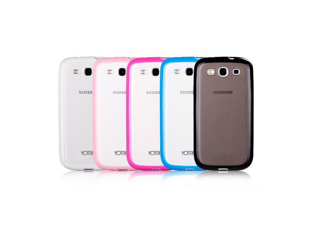 Чехол Yotrix ProComp Case для Samsung Galaxy S3 i9300 (гелевый/пластиковый, белый)