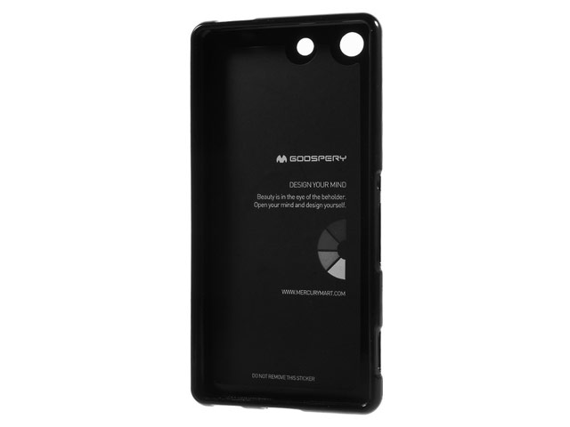 Чехол Mercury Goospery Jelly Case для Sony Xperia M5 (черный, гелевый)