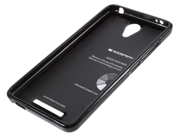 Чехол Mercury Goospery Jelly Case для Xiaomi Redmi Note 2 (черный, гелевый)