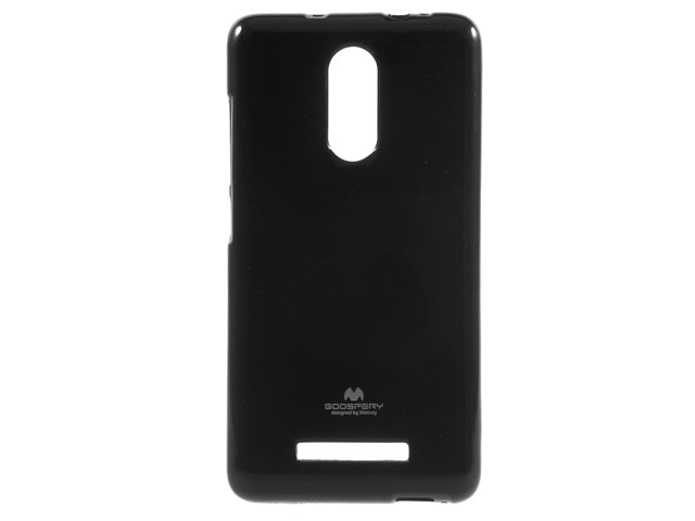 Чехол Mercury Goospery Jelly Case для Xiaomi Redmi Note 3 (черный, гелевый)