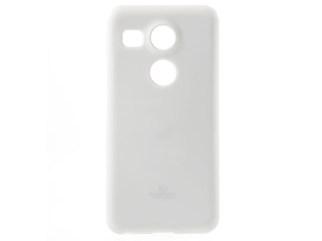 Чехол Mercury Goospery Jelly Case для LG Nexus 5X (белый, гелевый)