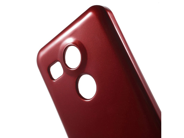 Чехол Mercury Goospery Jelly Case для LG Nexus 5X (белый, гелевый)