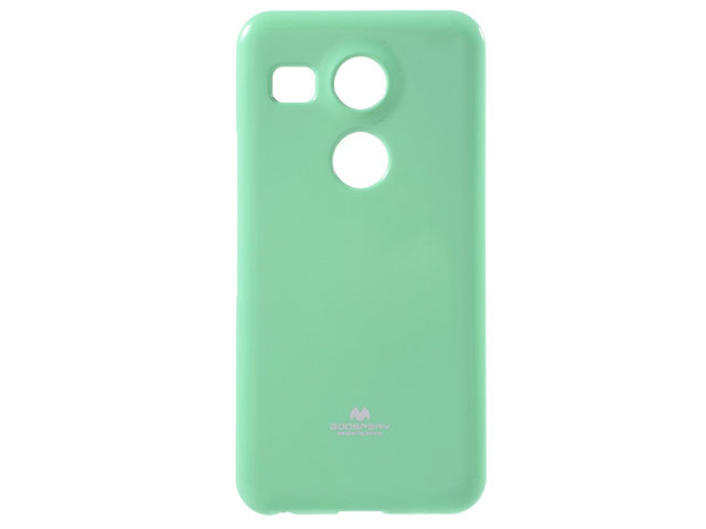 Чехол Mercury Goospery Jelly Case для LG Nexus 5X (бирюзовый, гелевый)