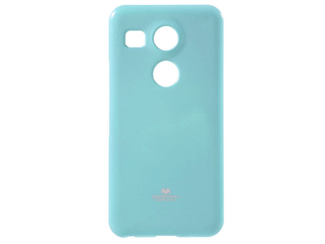 Чехол Mercury Goospery Jelly Case для LG Nexus 5X (голубой, гелевый)