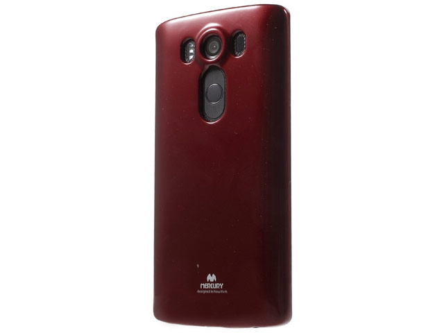Чехол Mercury Goospery Jelly Case для LG V10 (красный, гелевый)
