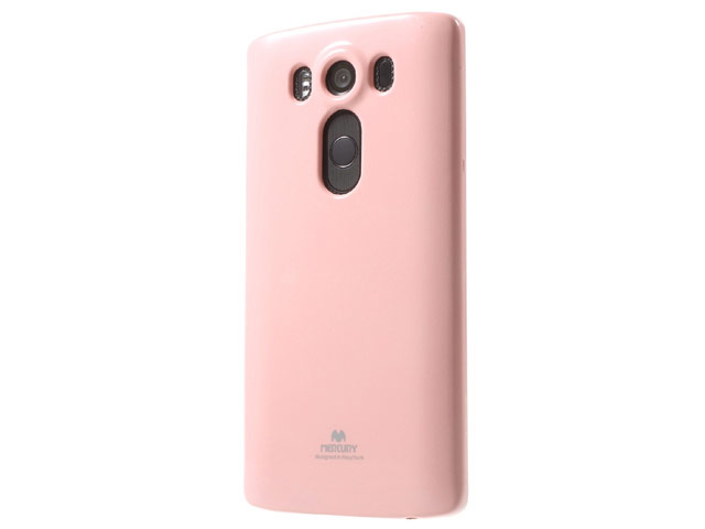Чехол Mercury Goospery Jelly Case для LG V10 (розовый, гелевый)