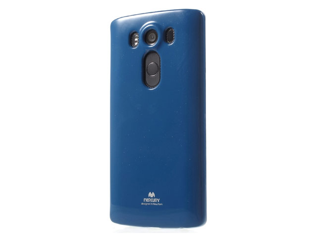 Чехол Mercury Goospery Jelly Case для LG V10 (синий, гелевый)