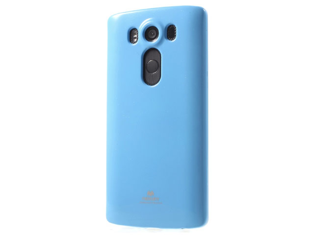 Чехол Mercury Goospery Jelly Case для LG V10 (голубой, гелевый)