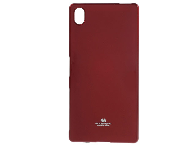 Чехол Mercury Goospery Jelly Case для Sony Xperia Z5 premium (красный, гелевый)