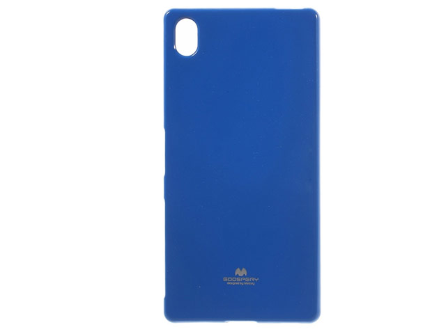 Чехол Mercury Goospery Jelly Case для Sony Xperia Z5 premium (синий, гелевый)