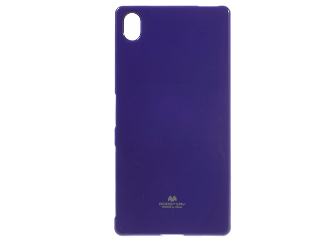 Чехол Mercury Goospery Jelly Case для Sony Xperia Z5 premium (фиолетовый, гелевый)