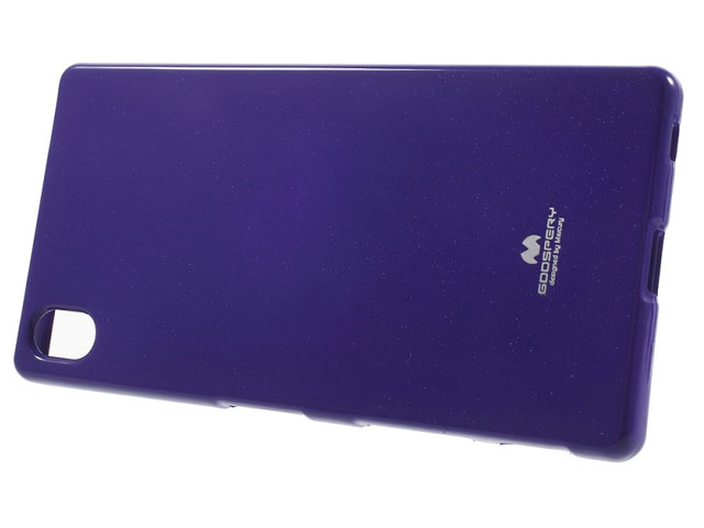 Чехол Mercury Goospery Jelly Case для Sony Xperia Z5 premium (голубой, гелевый)