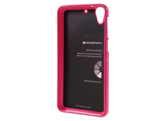 Чехол Mercury Goospery Jelly Case для HTC Desire 728 (розовый, гелевый)