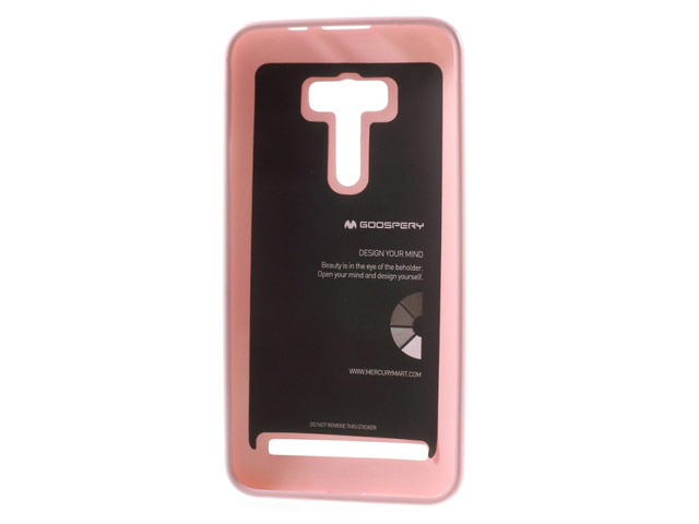 Чехол Mercury Goospery Jelly Case для Asus ZenFone Selfie ZD551KL (оранжевый, гелевый)