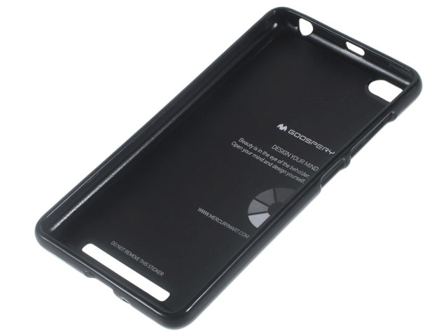 Чехол Mercury Goospery Jelly Case для Xiaomi Redmi 3 (черный, гелевый)