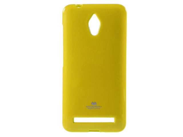 Чехол Mercury Goospery Jelly Case для Asus ZenFone Go ZC500TG (оранжевый, гелевый)