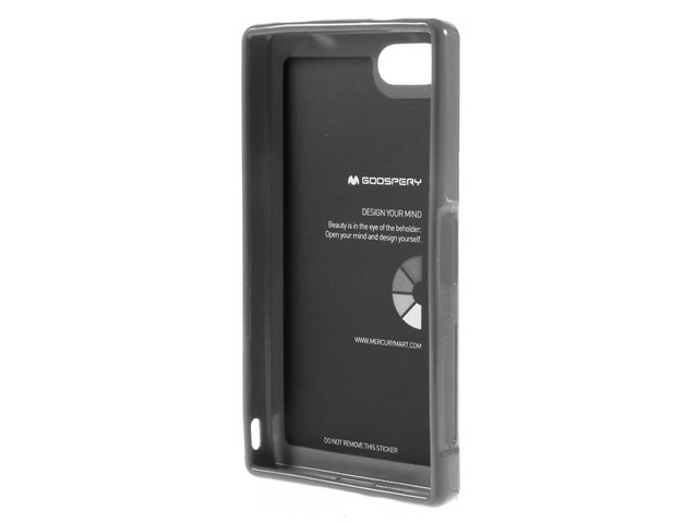 Чехол Mercury Goospery Jelly Case для Sony Xperia Z5 compact (черный, гелевый)