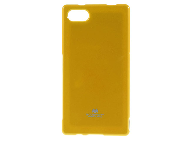 Чехол Mercury Goospery Jelly Case для Sony Xperia Z5 compact (оранжевый, гелевый)