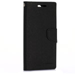 Чехол Mercury Goospery Fancy Diary Case для HTC One E9 plus (черный, винилискожа)