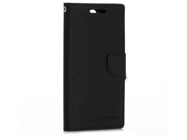 Чехол Mercury Goospery Fancy Diary Case для HTC One E9 plus (черный, винилискожа)