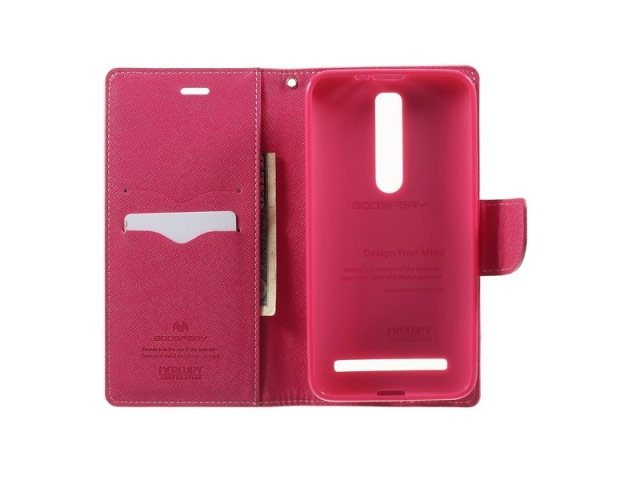 Чехол Mercury Goospery Fancy Diary Case для Asus ZenFone 2 ZE550ML (розовый, винилискожа)