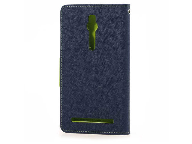 Чехол Mercury Goospery Fancy Diary Case для Asus ZenFone 2 ZE550ML (синий, винилискожа)