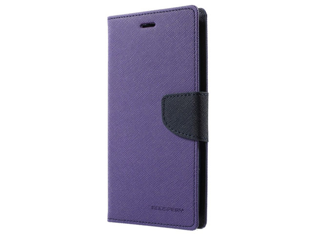 Чехол Mercury Goospery Fancy Diary Case для Asus ZenFone 2 ZE550ML (фиолетовая, винилискожа)