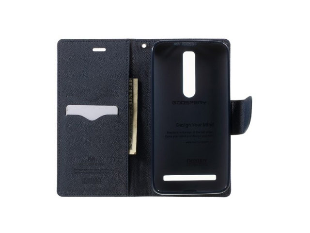 Чехол Mercury Goospery Fancy Diary Case для Asus ZenFone 2 ZE550ML (фиолетовая, винилискожа)