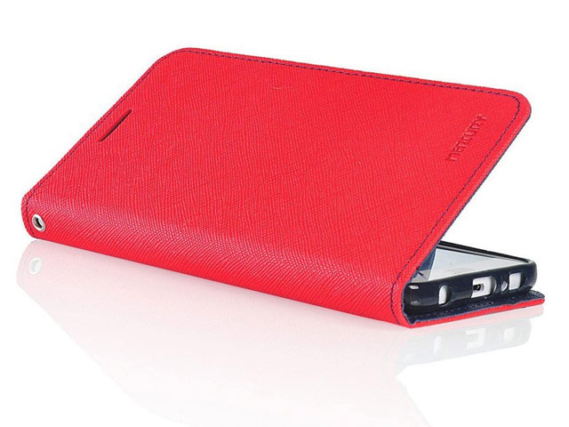 Чехол Mercury Goospery Fancy Diary Case для Asus ZenFone 2 Laser ZE500KL (красный, винилискожа)