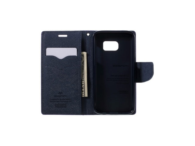 Чехол Mercury Goospery Fancy Diary Case для Samsung Galaxy S7 edge (фиолетовый, винилискожа)