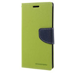 Чехол Mercury Goospery Fancy Diary Case для Samsung Galaxy S7 edge (зеленый, винилискожа)