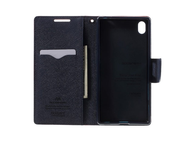 Чехол Mercury Goospery Fancy Diary Case для Sony Xperia Z5 premium (красный, винилискожа)